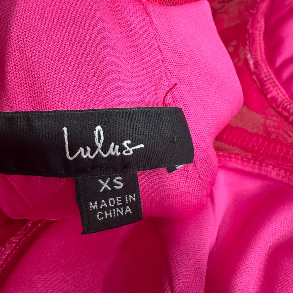 Lulu's Strapless Pink Evening Gown - Picture 11 of 11